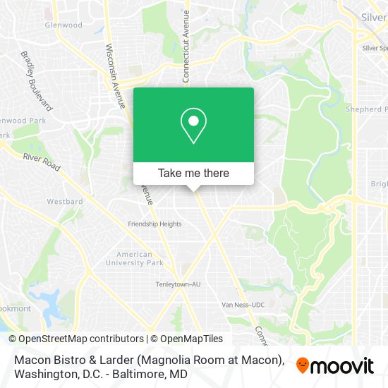 Mapa de Macon Bistro & Larder (Magnolia Room at Macon)