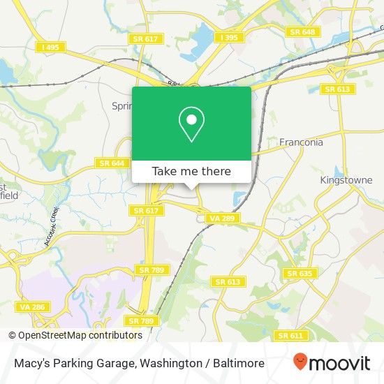 Mapa de Macy's Parking Garage