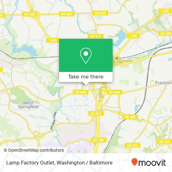 Lamp Factory Outlet map