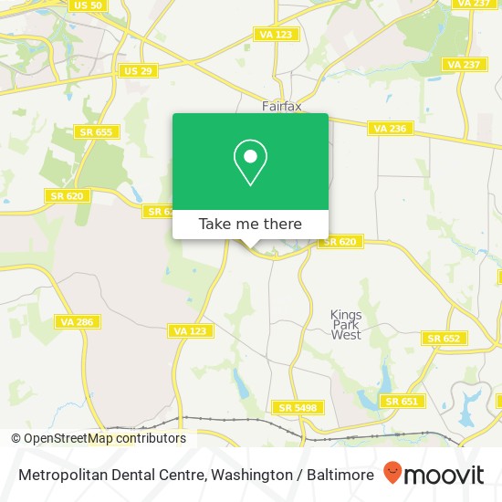 Metropolitan Dental Centre map