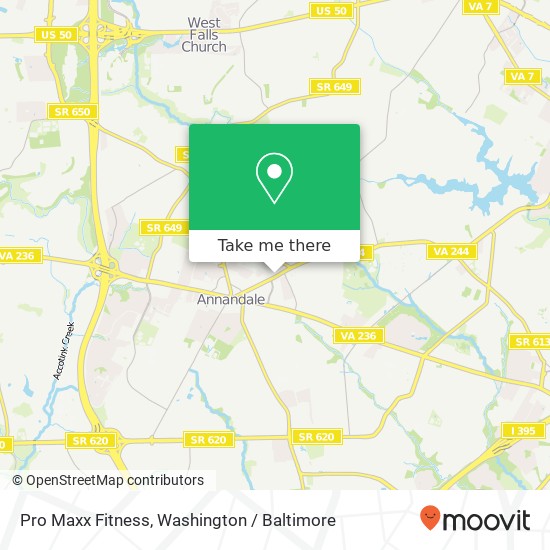 Pro Maxx Fitness map