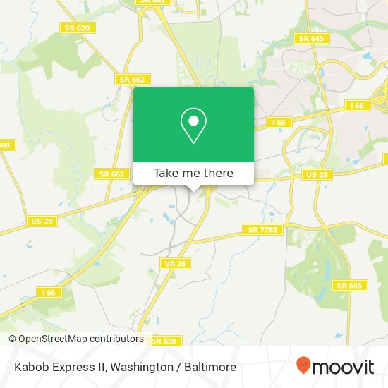 Kabob Express II map