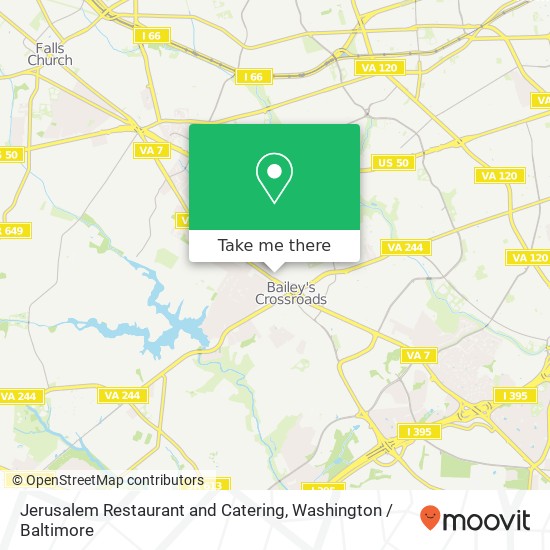 Jerusalem Restaurant and Catering map