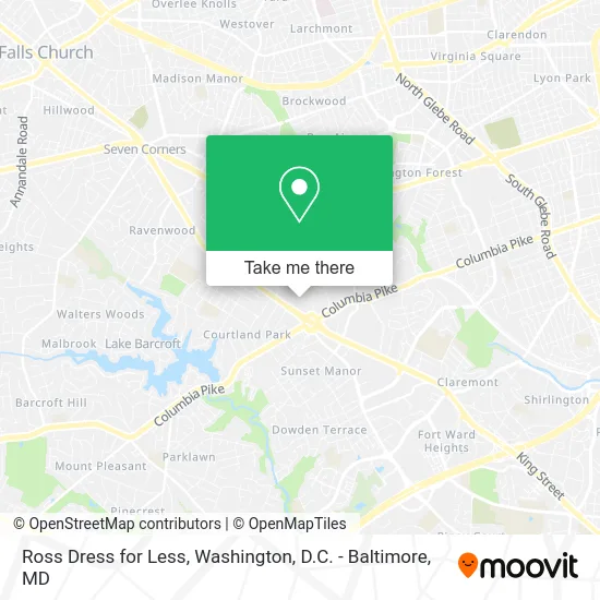 Ross Dress for Less map