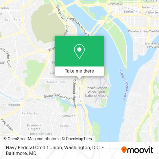 Navy Federal Credit Union map