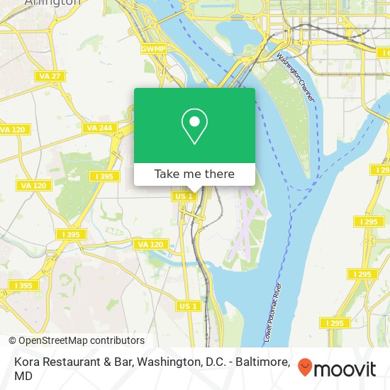 Kora Restaurant & Bar map