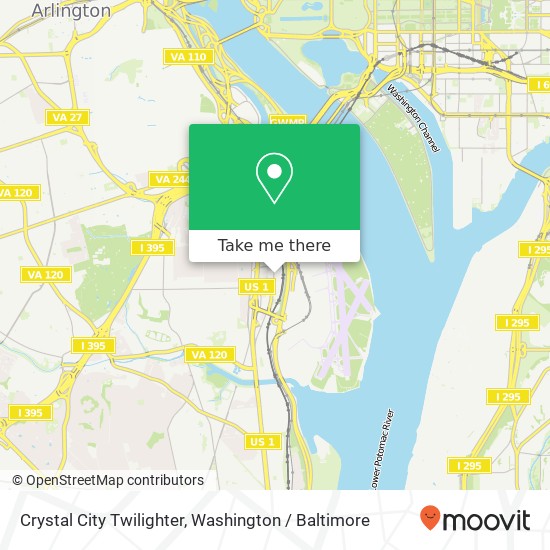 Crystal City Twilighter map