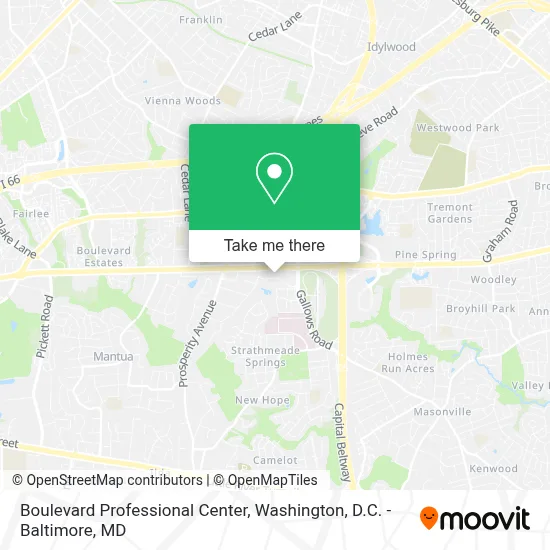Boulevard Professional Center map