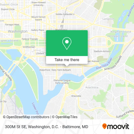 300M St SE map