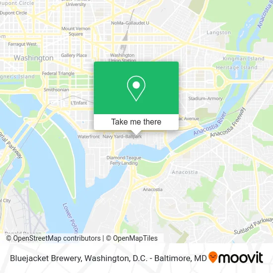 Bluejacket Brewery map