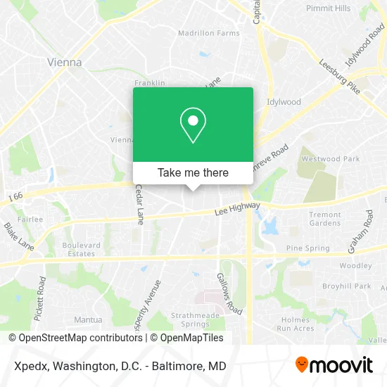Xpedx map
