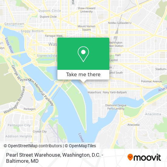 Pearl Street Warehouse map