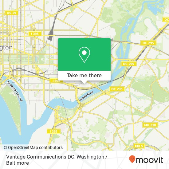 Vantage Communications DC map