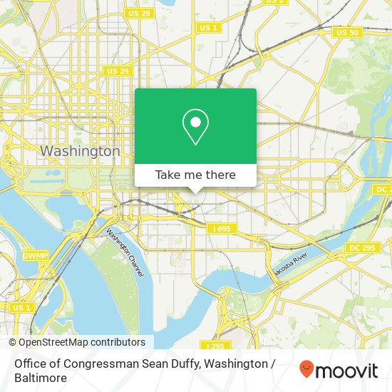 Office of Congressman Sean Duffy map