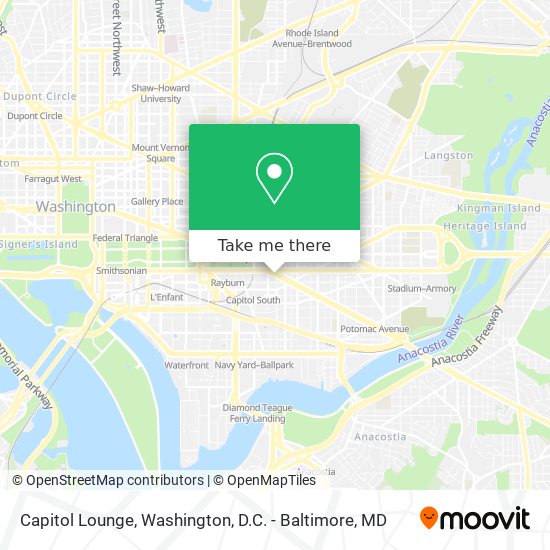 Capitol Lounge map