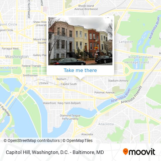 Mapa de Capitol Hill