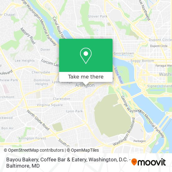 Mapa de Bayou Bakery, Coffee Bar & Eatery