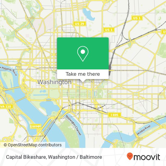 Capital Bikeshare map