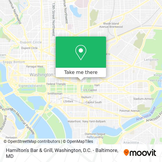 Hamilton's Bar & Grill map