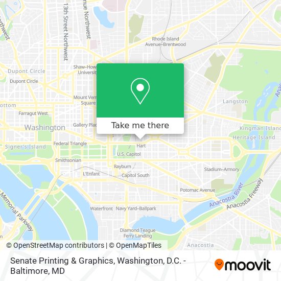 Mapa de Senate Printing & Graphics