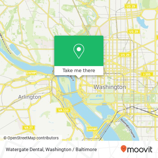 Watergate Dental map