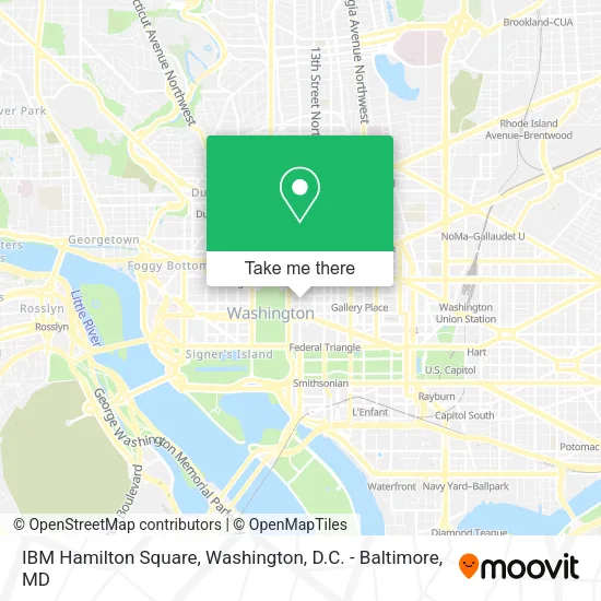 Mapa de IBM Hamilton Square
