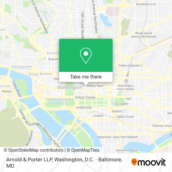 Arnold & Porter LLP map