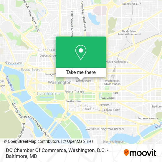 DC Chamber Of Commerce map