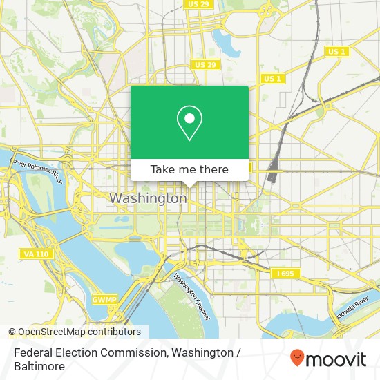 Federal Election Commission map