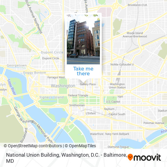 National Union Building map