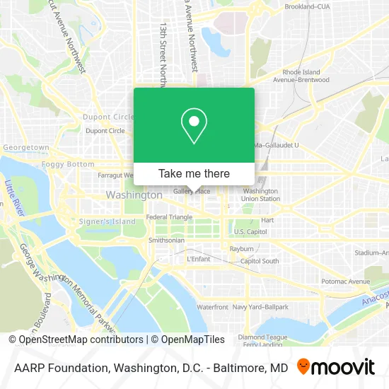 AARP Foundation map