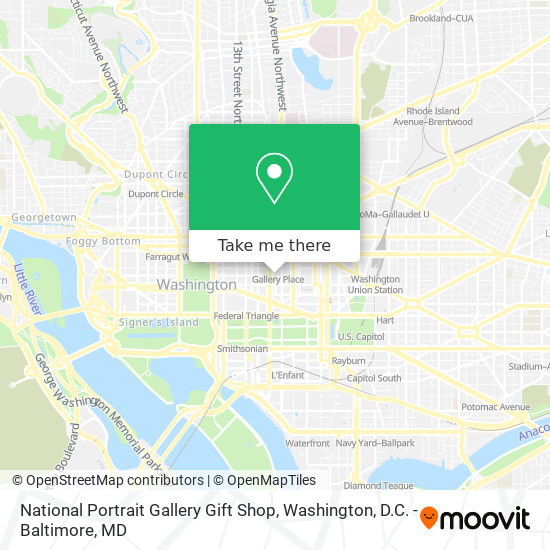 National Portrait Gallery Gift Shop map