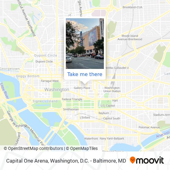 Capital One Arena map