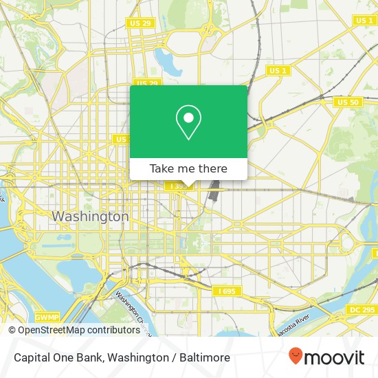 Capital One Bank map