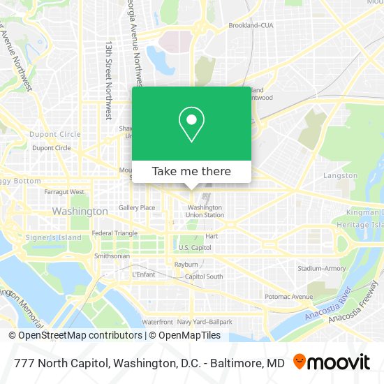 Mapa de 777 North Capitol