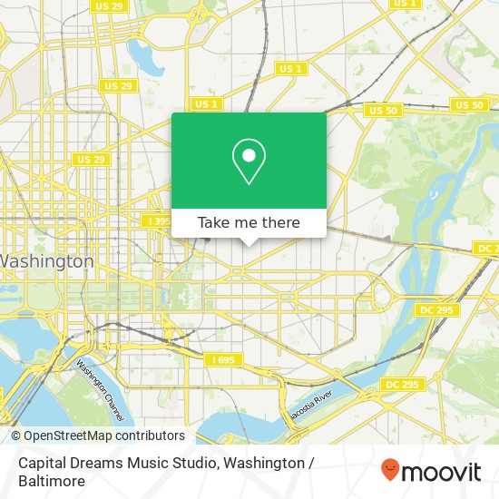 Capital Dreams Music Studio map