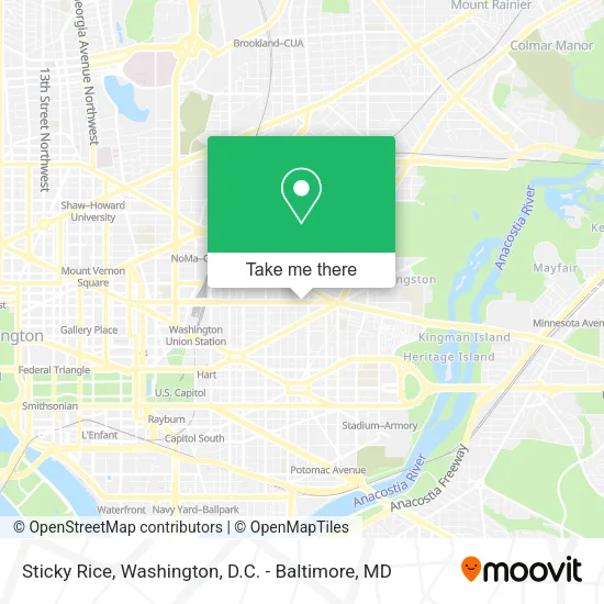 Sticky Rice map