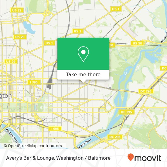 Mapa de Avery's Bar & Lounge