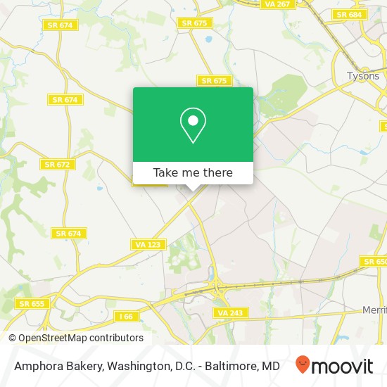 Mapa de Amphora Bakery