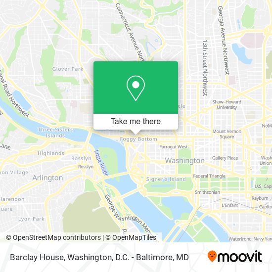 Barclay House map