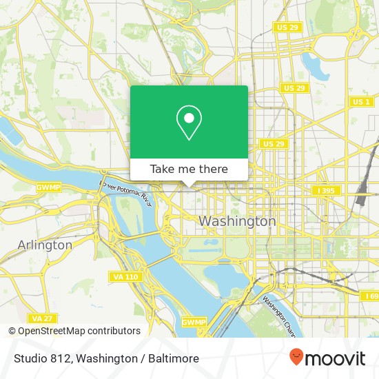 Studio 812 map