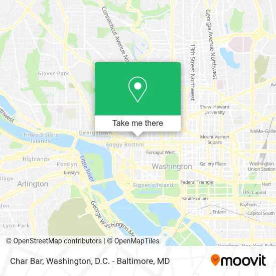 Char Bar map
