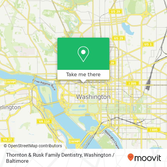 Thornton & Rusk Family Dentistry map