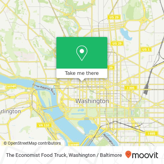 Mapa de The Economist Food Truck