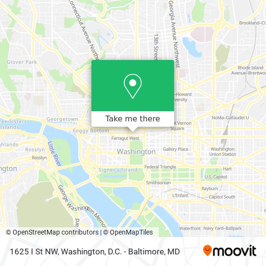 1625 I St NW map