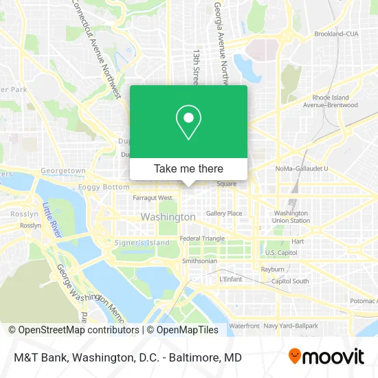 M&T Bank map