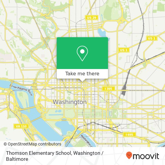 Thomson Elementary School map