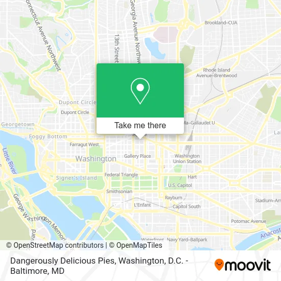 Dangerously Delicious Pies map