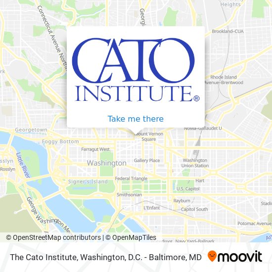 The Cato Institute map