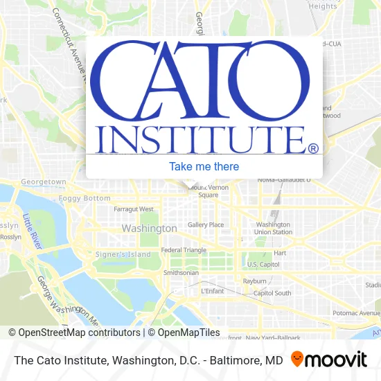 The Cato Institute map